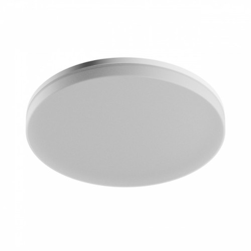 Lampa sufitowa plafon NYMPHEA w kolorze białym o okrągłym kształcie, z matową powierzchnią. Produkt montowany na suficie, dostępny w wariantach 20W, 30W i 40W, z klasą szczelności IP44, idealny do użytku wewnętrznego.