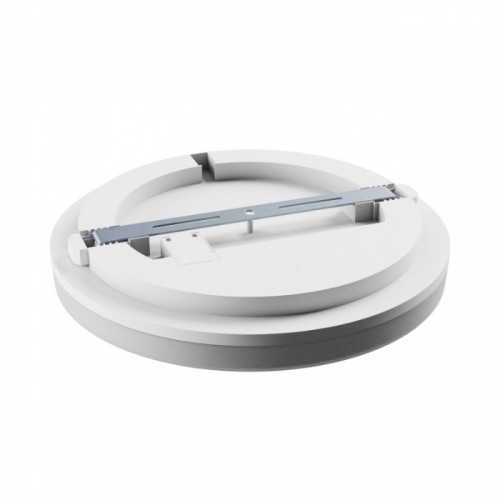 Lampa sufitowa plafon NYMPHEA w kolorze białym, okrągła, z metalowym uchwytem montażowym, dostępna w wersjach 20W, 30W i 40W. Posiada stopień ochrony IP44, co czyni ją odporną na wilgoć, idealna do wnętrz.