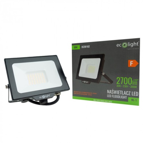 Naświetlacz NL-1 30W ciepły ciały - EC20182