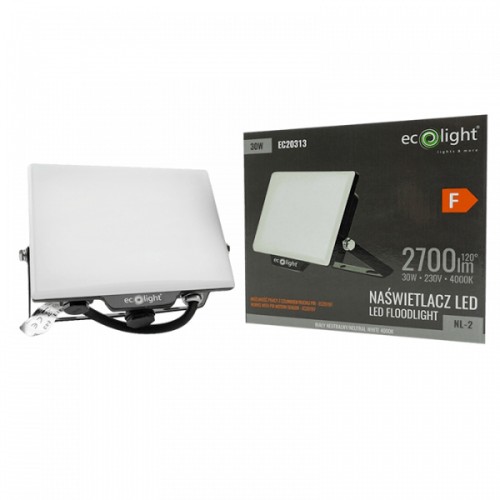 Naświetlacz NL-2 30W neutralny biały - EC20313