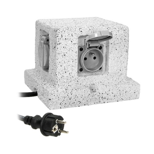 Gniazdo zewnętrzne, ogrodowe słupek 4x2P+Z 3x1,5 - OR-AE-13186