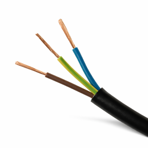 Przewód OMY 3x1 (H03VV-F) 300/300V czarny