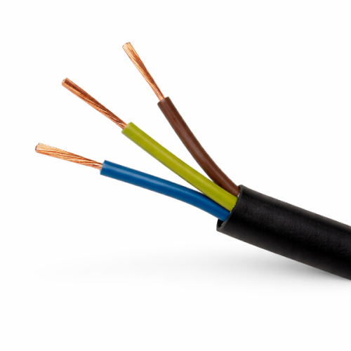 Przewód OWY 3x2,5 (H05VV-F) 300/500V czarny