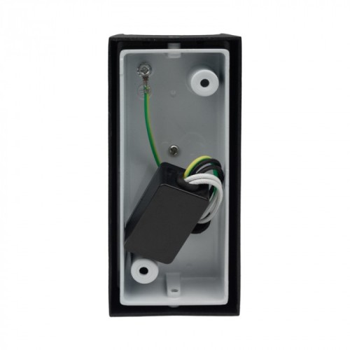 Kinkiet elewacyjny 2xGU10 czarny - Eco Light EC79087