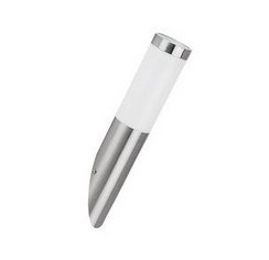 Kinkiet elewacyjny ścienny skośny INOX TORCH E27 60W IP44 - Rabalux 8261