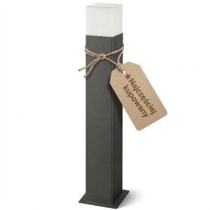 Lampa ogrodowa stojąca New York E27 44 cm grafit - Goldlux 304629