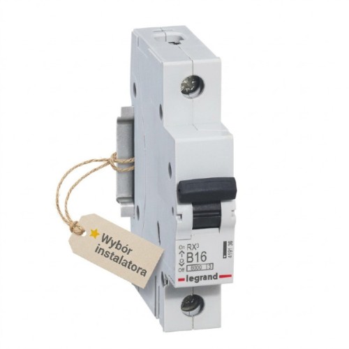 Wyłącznik nadprądowy 1P B 16A 6kA AC S301 RX3 - 419136