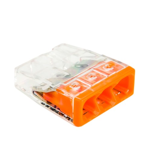 Szybkozłączka drut 3x0,5-2,5mm2 25szt. - WAGO 2273-203