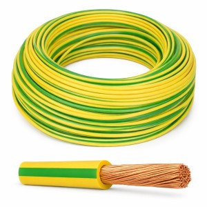 Przewód LGY 6 żółto-zielony (H07V-K) Elpar - krążek 100mb