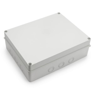 Puszka natynkowa 380x300x120 bez dławików IP65 szara - S-BOX716