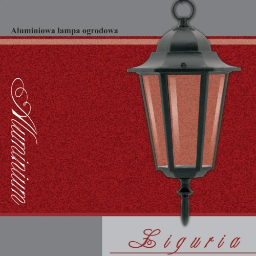 Kinkiet elewacyjny LIGURIA E27 czarny góra  - Goldlux 201928