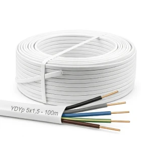 Przewód YDYp 5x1,5 450/750V - krążek 100 m