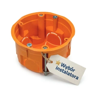 Puszka PK60 pojedyncza do pustych ścian płytka łączeniowa - Pawbol A.0046LP