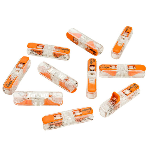 aranzacja Szybkozłączka przelotowa 2x0,2-4mm2 10szt. - WAGO 221-2411