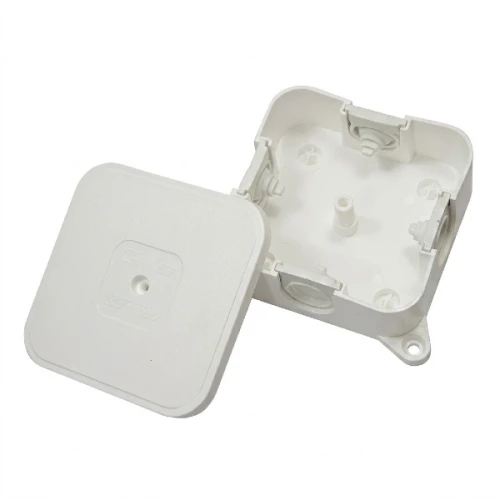 Puszka natynkowa 85x85x35 IP44 400V 4 wlotowa biała - 027-01