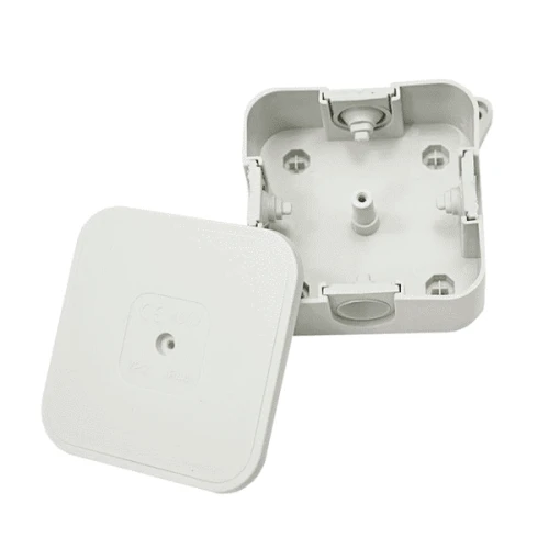Puszka natynkowa 85x85x35 IP44 400V 4 wlotowa popiel - 027-03