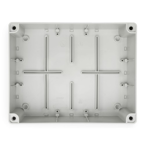 Puszka natynkowa 240x190x90 bez dławików IP65 szara - S-BOX516