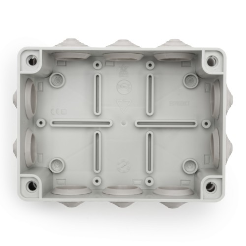 Puszka natynkowa 150x110x70 IP55 10 dławików szara - S-BOX306
