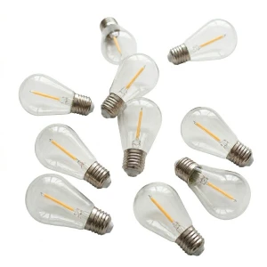 Żarówka LED Filament E27 1W ciepła biała (ww) zestaw 10szt.