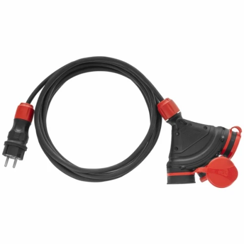 Przedłużacz budowlany 3 gniazda IP54 16A 3x1,5 10m - Plastrol W-01172