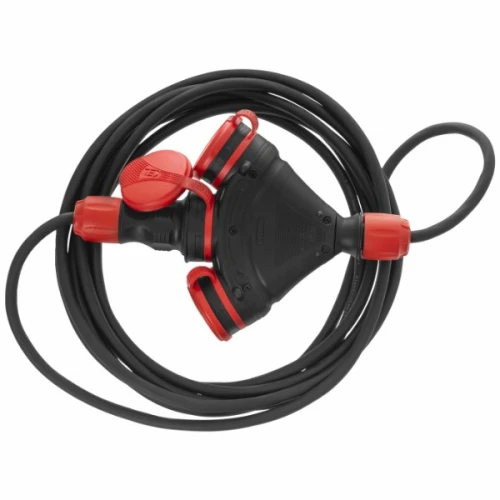 Przedłużacz budowlany 3 gniazda IP54 16A 3x1,5 10m - Plastrol W-01172