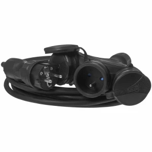 Przedłużacz budowlany 3 gniazda IP54 16A 3x2,5 5m - Plastrol W-01169