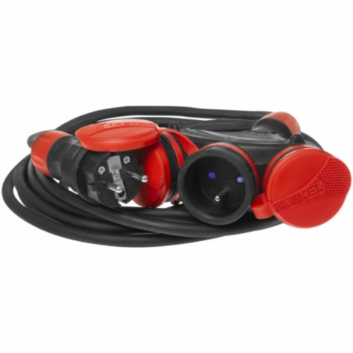 Przedłużacz budowlany 3 gniazda IP54 16A 3x2,5 5m - Plastrol W-01170