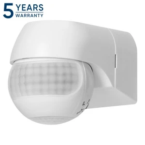 Czujnik ruchu 180 stopni IP44 800W mini biały