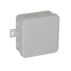 Puszka natynkowa 85x85x41 12 wlotowa klik z osłonką biała - 036-01