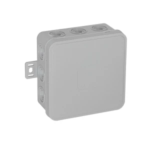 Puszka natynkowa 85x85x41 12 wlotowa klik z osłonką popiel - 036-03