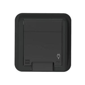 AQUANT Gniazdo pojedyncze podtynkowe IP55 antracyt - 5041-77