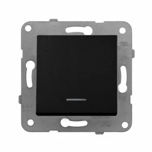 Panasonic Novella Łącznik schodowy z podświetleniem czarny - 92105563M