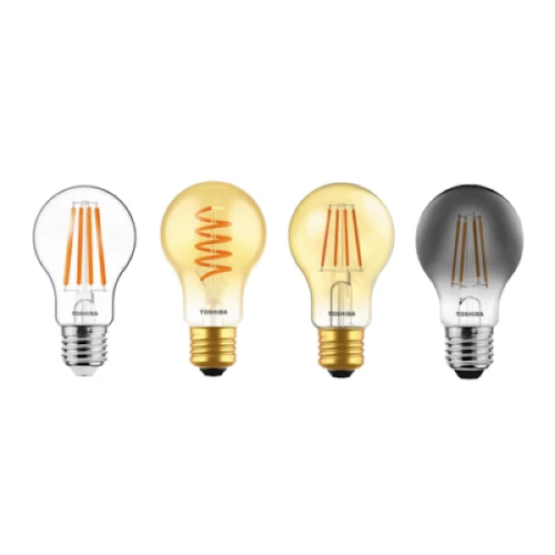 Żarówka LED filament E27 A60 4,5W 1800K smoky dymniona - Toshiba 00172720