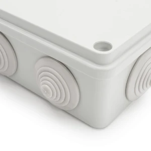 Puszka natynkowa 240x190x90 IP65 12 dławików szara - S-BOX506