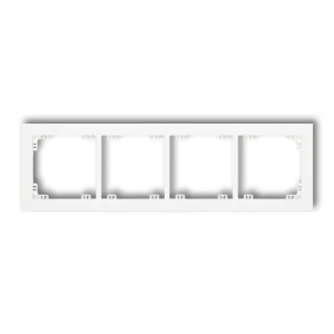 Karlik Deco Ramka poczwórna biały - DR-4