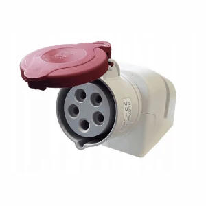 Gniazdo siłowe stałe 16A 5P 400V IP44 - Pawbol B.1036