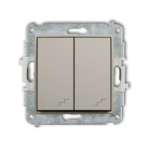 Karlik MINI Łącznik schodowy podwójny taupe beżowy - 60MWP-33