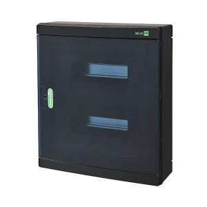Rozdzielnica ELEGANT natynkowa 2x12 IP40 PE+N czarna