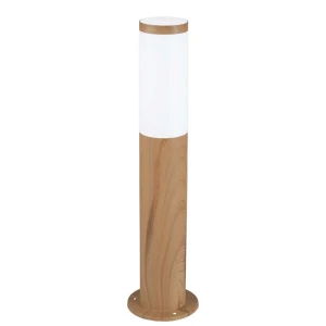Lampa ogrodowa słupek LIVIA 50 cm drewno - Goldlux 338082