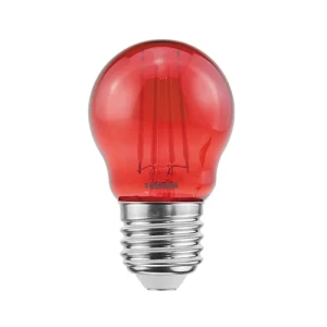 Żarówka dekoracyjna LED KULKA E27 4,5W czerwona - Toshiba