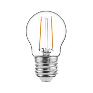 Żarówka dekoracyjna LED KULKA E27 filament 2,5W biała (ww) - Toshiba