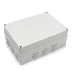 Puszka natynkowa 300x220x120 IP65 12 dławików szara - S-BOX606