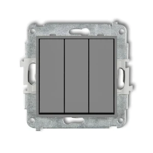 Karlik MINI Łącznik potrójny szary mat - 27MWP-7
