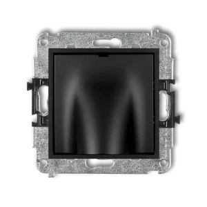 Karlik MINI Wypust kablowy czarny mat - 12MWPK