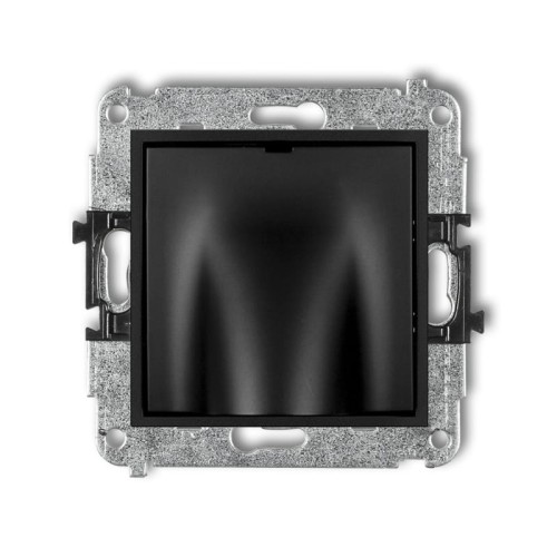 Karlik MINI Wypust kablowy czarny mat - 12MWPK
