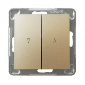 Ospel Impresja złoty łącznik żaluzjowy zwierny - ŁP-7Y/M/28