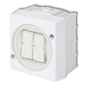 SENIOR Łącznik podwójny świecznikowy biały – WHS-2