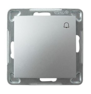 Ospel Impresja srebrny łącznik dzwonek - ŁP-6Y/M/18