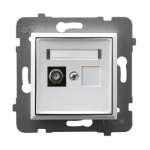 Ospel Aria białe gniazdo pojedyncze typ F - GPA-1UF/M/00