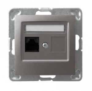Ospel Impresja tytan gniazdo komputerowe pojedyncze 5e kat. - GPK-1Y/K/M/23